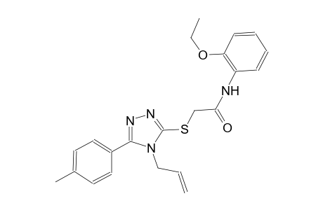 2-{[4-allyl-5-(4-methylphenyl)-4H-1,2,4-triazol-3-yl]sulfanyl}-N-(2-ethoxyphenyl)acetamide