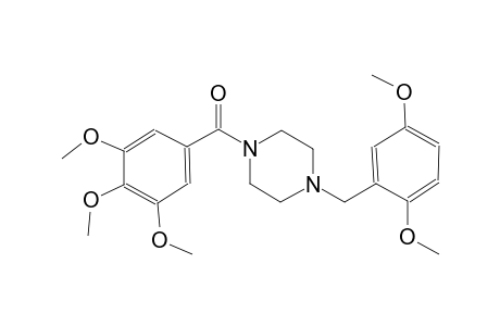 1-(2,5-dimethoxybenzyl)-4-(3,4,5-trimethoxybenzoyl)piperazine