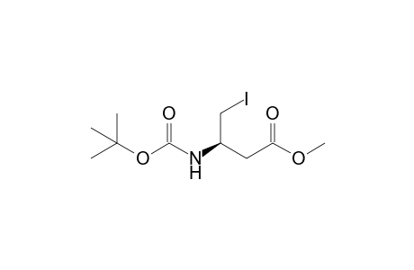 (3R)-3-(tert-butoxycarbonylamino)-4-iodo-butyric acid methyl ester