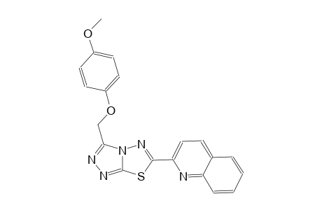 quinoline, 2-[3-[(4-methoxyphenoxy)methyl][1,2,4]triazolo[3,4-b][1,3,4]thiadiazol-6-yl]-