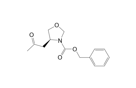 (S)-N-Benzyloxycarbonyl-4-(2-oxopropyl)oxazolidine