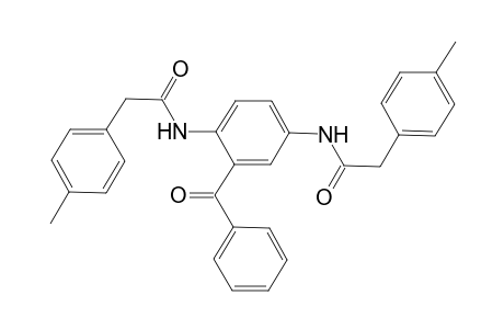 2-(4-Methylphenyl)-N-[4-[2-(4-methylphenyl)ethanoylamino]-3-(phenylcarbonyl)phenyl]ethanamide