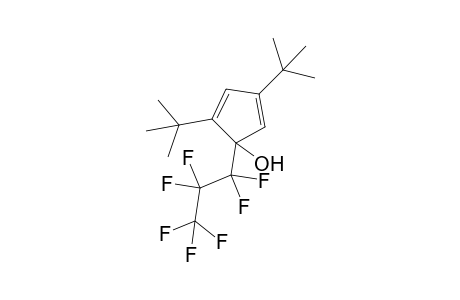 2,4-Ditert-butyl-1-(1,1,2,2,3,3,3-heptafluoropropyl)-1-cyclopenta-2,4-dienol