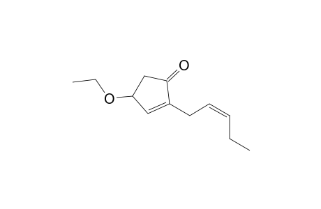 2-Cyclopenten-1-one, 4-ethoxy-2-(2-pentenyl)-, (Z)-