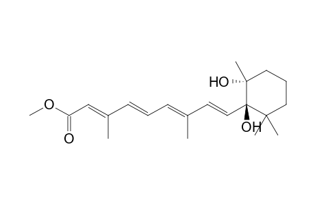 Retinoic acid, 5,6-dihydro-5,6-dihydroxy-, methyl ester, (5R,6R)-(.+-.)-