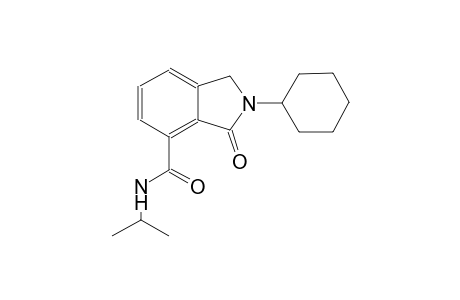 1H-isoindole-4-carboxamide, 2-cyclohexyl-2,3-dihydro-N-(1-methylethyl)-3-oxo-