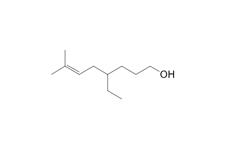 4-Ethyl-7-methyloct-6-en-1-ol