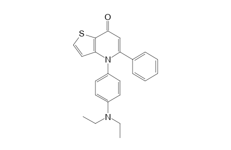 4-(4-(Diethylamino)phenyl)-5-phenylthieno[3,2-b]pyridin-7(4H)-one