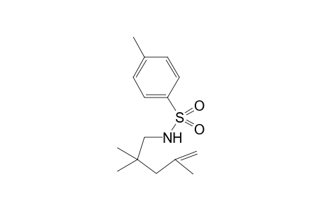 4-methyl-N-(2,2,4-trimethylpent-4-enyl)benzenesulfonamide