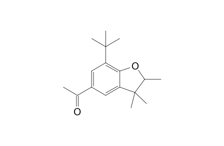 1-(7-tert-Butyl-2,3,3-trimethyl-2H-benzofuran-6-yl)ethanone