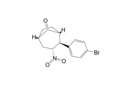 (1R,2S,3R,5S)-2-(4-Bromo-phenyl)-3-nitro-bicyclo[3.2.1]octan-8-one