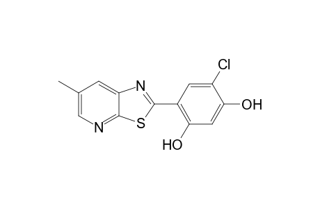 4-Chloro-6-(6-methyl-1,3-thiazolo[5,4-b]pyridin-2-yl)benzene-1,3-diol