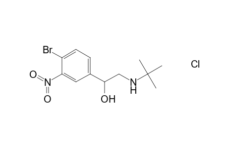 1-(4'-Bromo-3'-nitrophenyl)-2-t-butylaminoethanol hydrochloride