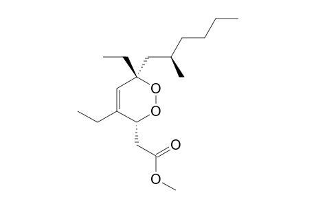 METHYL-(3R*,6S*,Z)-4,6-DIETHYL-8-METHYL-3,6-EPIDIOXYDODECA-4-ENOATE