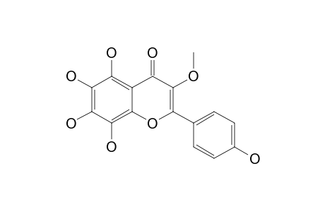 4',5,6,7,8-PENTAHYDROXY-3-METHOXYFLAVONE;5,6,7,8-TETRAHYDROXY-2-(4-HYDROXYPHENYL)-3-METHOXY-4H-1-BENZOPYRAN-4-ONE