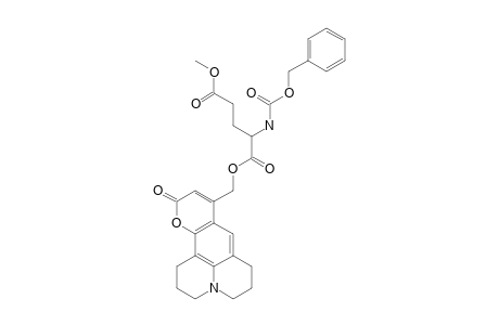 #4C;1-(11-OXO-2,3,5,6,7,11-HEXAHYDRO-1H-PYRANO-[2,3-F]-PYRIDO-[3,2,1-IJ]-QUINOLIN-9-YL]-METHYL-5-METHYL-2-[(BENZYLOXYCARBONYL)-AMINO]-PENTANEDIOATE