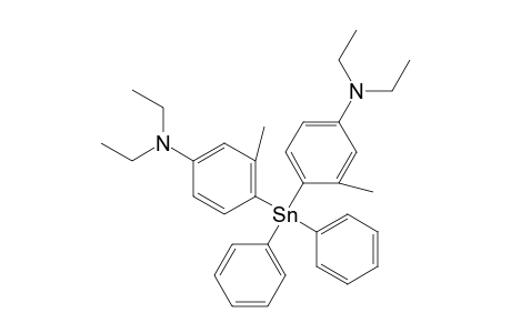 Benzenamine, 4,4'-(diphenylstannylene)bis[N,N-diethyl-3-methyl-