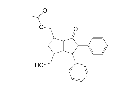 [4-Hydroxymethyl-2,3-diphenyl-1-oxooctahydropentalen-6-yl]methyl acetate