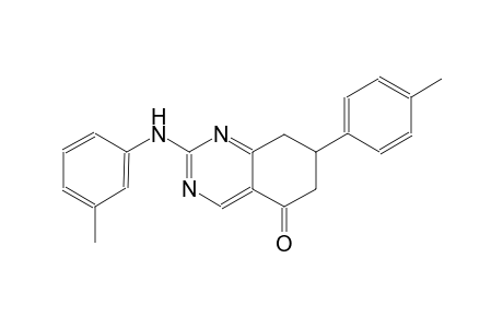 7-(4-methylphenyl)-2-(3-toluidino)-7,8-dihydro-5(6H)-quinazolinone