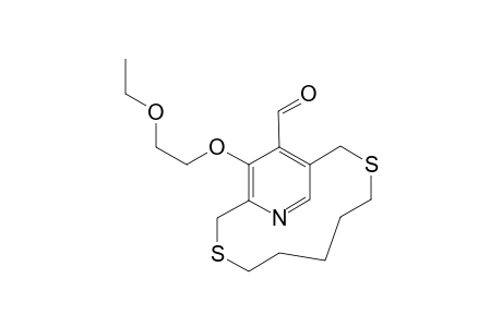 (S)-14-Ethoxyethoxy-2,5-dithian[9]-(2,5)pyridinophane-15-carbaldehyde
