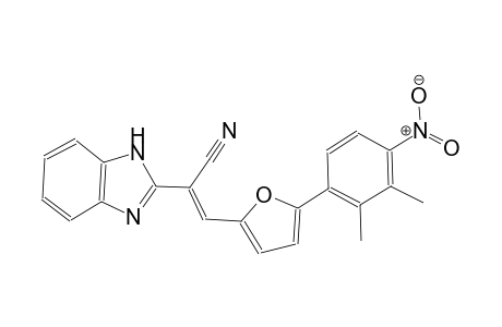 (2E)-2-(1H-benzimidazol-2-yl)-3-[5-(2,3-dimethyl-4-nitrophenyl)-2-furyl]-2-propenenitrile