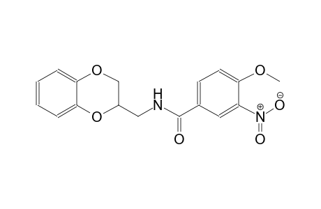 N-(2,3-dihydro-1,4-benzodioxin-2-ylmethyl)-4-methoxy-3-nitrobenzamide