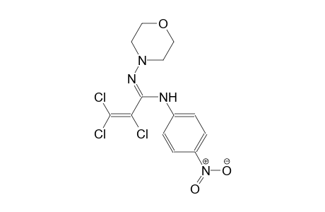 (1Z)-2,3,3-trichloro-N'-(4-morpholinyl)-N-(4-nitrophenyl)-2-propenimidamide