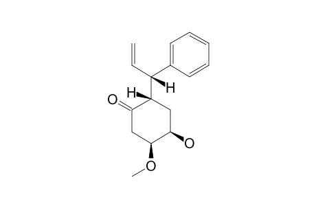 (2S,4R,5S)-4-hydroxy-5-methoxy-2-[(1S)-1-phenylprop-2-enyl]cyclohexan-1-one