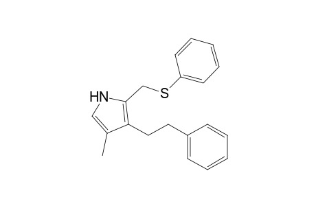 2-Phenylthiomethyl-4-methyl-3-phenethylpyrrole