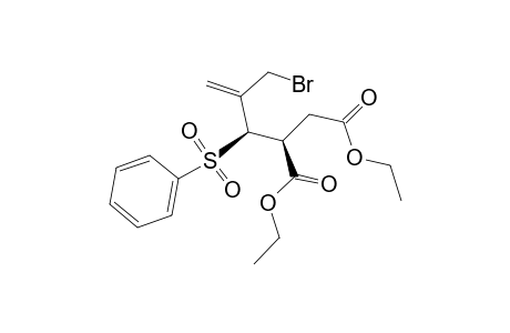 Ethyl 5-(Bromomethyl)-3-(ethoxycarbonyl)-4-(phenylsulfonyl)-5-hexenoate