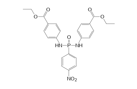 4,4'-[(p-nitrophenyl)phosphinylideneiimino]dibenzoic acid, diethyl ester
