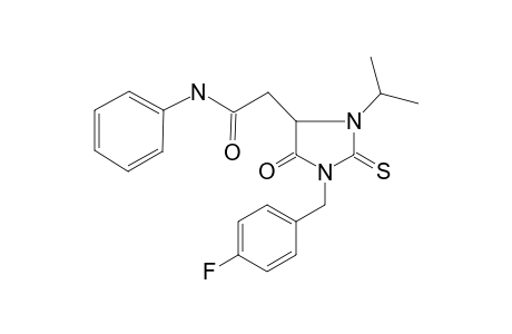 1H-Imidazole-4-acetamide, 1-[(4-fluorophenyl)methyl]tetrahydro-3-(1-methylethyl)-5-oxo-N-phenyl-2-thioxo-