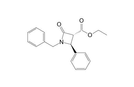 trans-Ethyl 1-Benzyl-2-oxo-4-phenyl-1-azacyclobutane-3-carboxylate