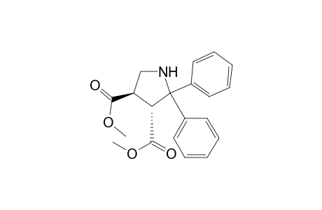 3,4-Pyrrolidinedicarboxylic acid, 2,2-diphenyl-, dimethyl ester, trans-