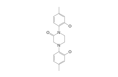 1,4-BIS-(2'-HYDROXY-5'-METHYLPHENYL)-PIPERAZINONE