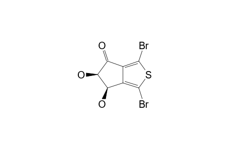 (CIS)-1,3-DIBROMO-5,6-DIHYDROXY-5,6-DIHYDRO-4H-CYCLOPENTA-[C]-THIOPHEN-4-ONE