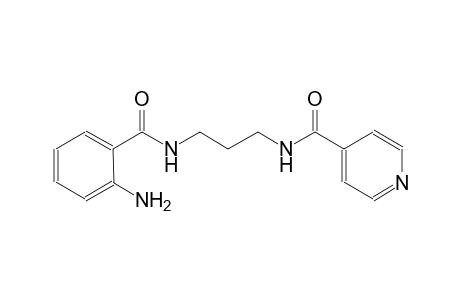 4-pyridinecarboxamide, N-[3-[(2-aminobenzoyl)amino]propyl]-