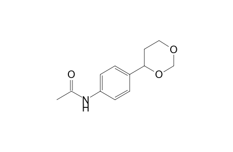 N-[4-(1,3-dioxan-4-yl)phenyl]acetamide