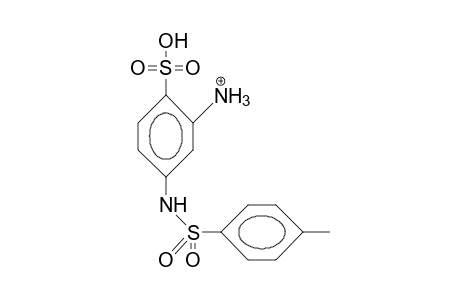 2-Ammonio-4-(4-toluenesulfonamido)-benzenesulfonic acid, cation