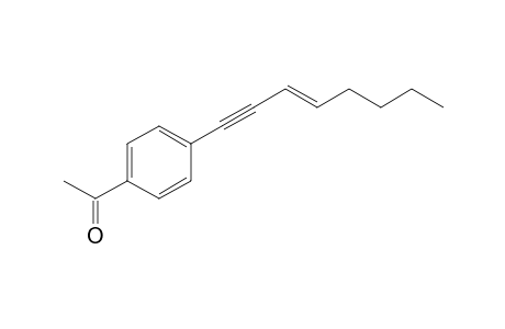 (E)-1-(4-Acetyl-phenyl)oct-3-en-1-yne