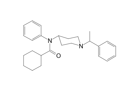 N-Phenyl-N-[1-(1-phenylethyl)piperidin-4-yl]cyclohexanecarboxamide