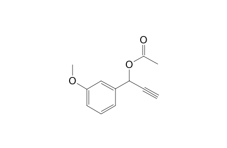 1-(3-Methoxyphenyl)prop-2-ynyl acetate