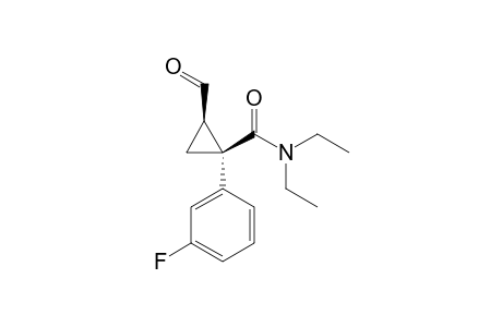 (1S,2R)-1-(3-FLUOROPHENYL)-2-FORMYL-N,N-DIETHYLCYCLOPROPANECARBOXAMIDE