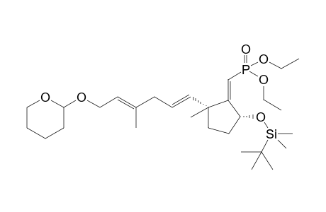 Diethyl {{(Z)-5alpha-{[(tert-Butyl)dimethylsilyl]oxy}-2alpha-{(E,E)-4-methyl-6-{[(RS)-tetrahydro-2H-pyran-2-yl]oxy}hexa-1,4-dienyl}-2-methylcyclopentylidene}methyl}Phosphonate