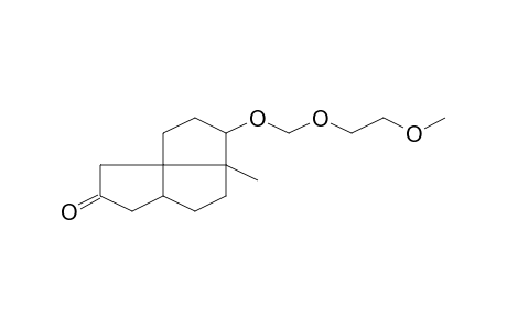 Tricyclo[6.3.0.0(1,5)]undecan-10-one, 4-[(2-methoxy ethoxy)methoxy]-5-methyl-
