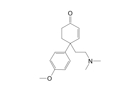 4-[2-(dimethylamino)ethyl]-4-(4-methoxyphenyl)-2-cyclohexen-1-one