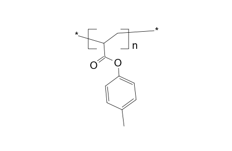 Poly(p-cresyl acrylate)