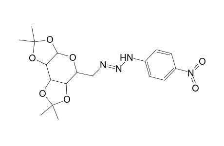.alpha.-D-Galactopyranose, 6-deoxy-1,2:3,4-bis-O-(1-methylethylidene)-6-[3-(4-nitrophenyl)-2-triazenyl]-