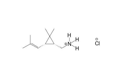(1R,3S)-2,2-Dimethyl-3-(2-methyl-1-propenyl)cyclopropylmethylamine hydrochloride