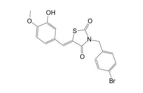 2,4-thiazolidinedione, 3-[(4-bromophenyl)methyl]-5-[(3-hydroxy-4-methoxyphenyl)methylene]-, (5Z)-